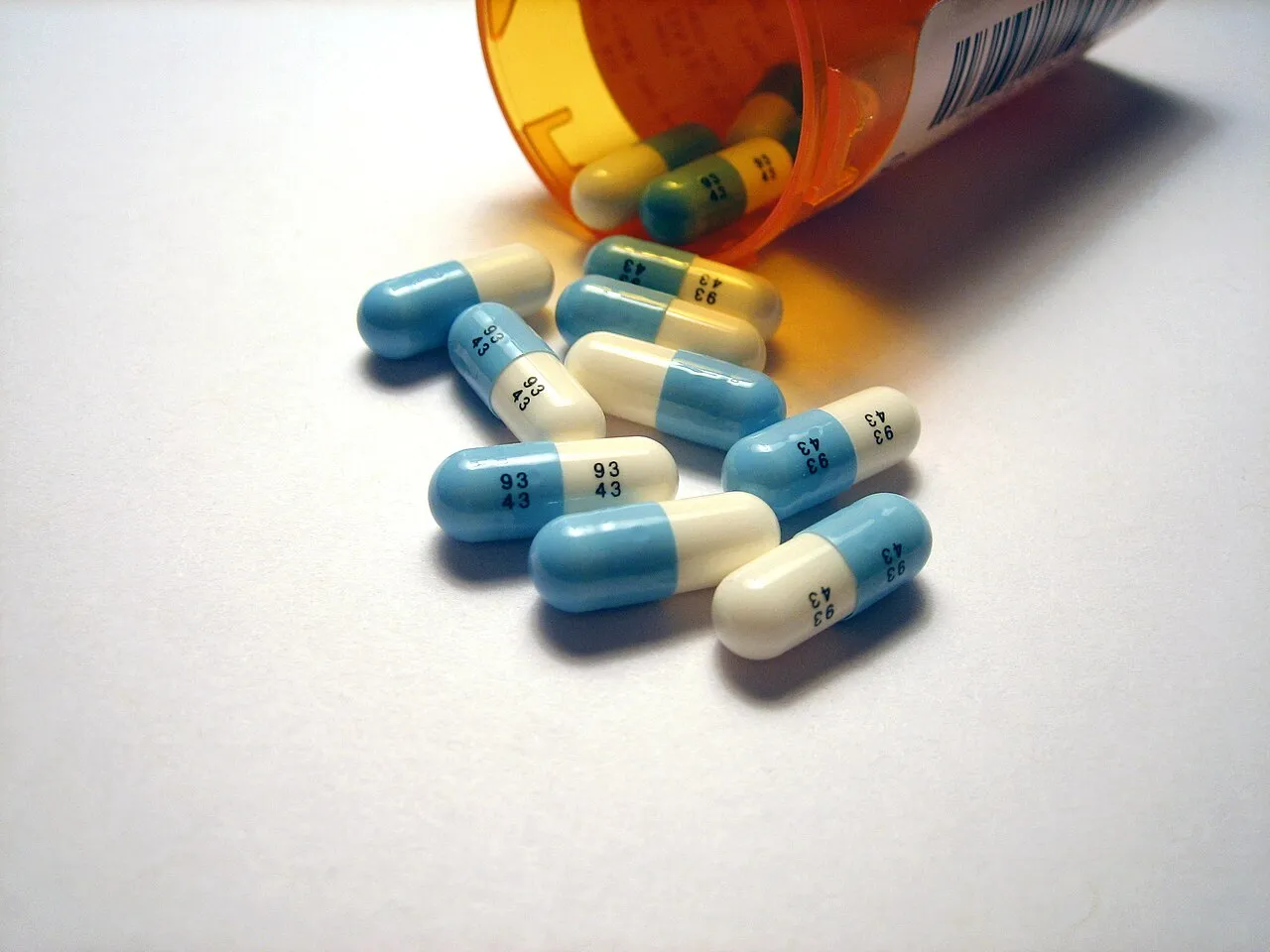 Capsules fluoxetine (Prozac), een van de antidepressiva uit de waarschuwing.