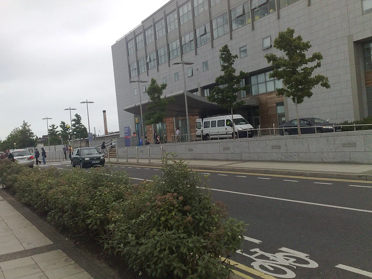 Hoofdingang van St Vincent's University Hospital in Dublin